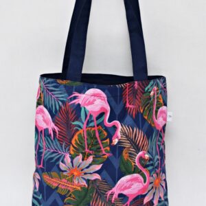 Torba na zakupy Shopperka flamingi
