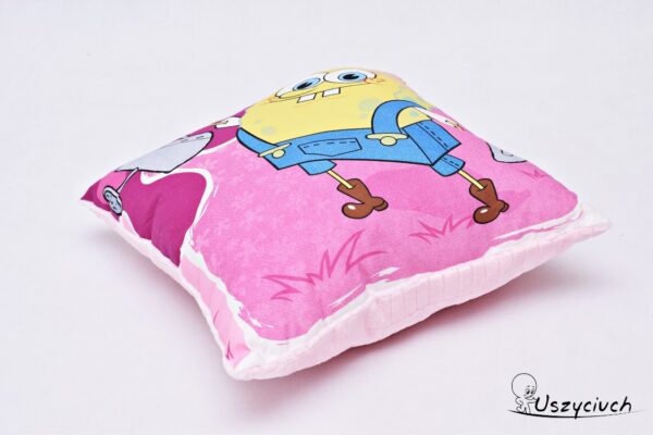 Poduszka Sponge Bob, bajkowa poduszka różowy
