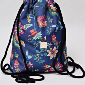 Worek plecak wodoodporny worko plecak orientalne kwiaty