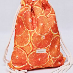 Worek plecak wodoodporny owoce pomarańcze